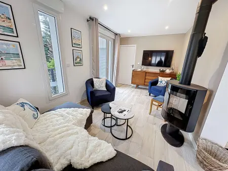 Villa contemporaine Jullouville, 650 m plage, 6 pers. : photo 8