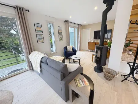 Villa contemporaine Jullouville, 650 m plage, 6 pers. : photo 11
