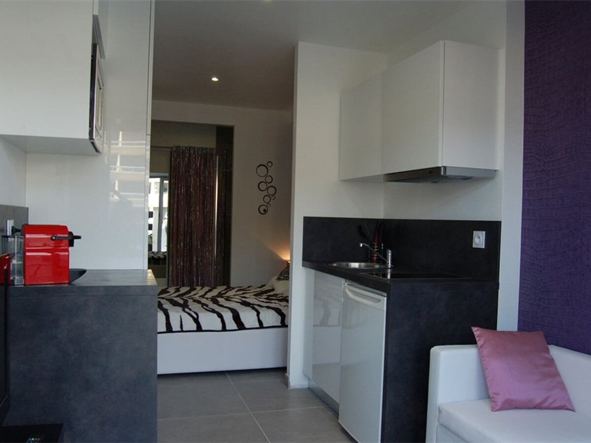 Studio climatisé 18m² avec terrasse et vue mer à Cap d'Agde - Photo 2