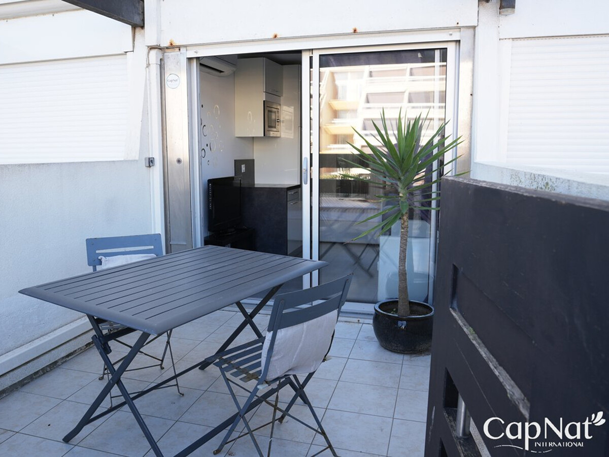 Studio climatisé 18m² avec terrasse et vue mer à Cap d'Agde - Photo 5