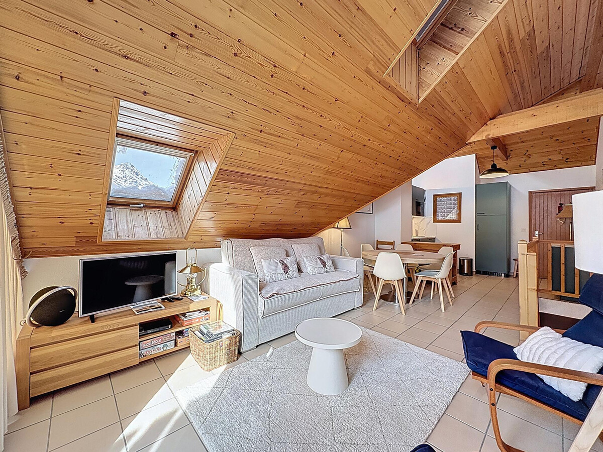 Duplex 5 pers. vue montagne au Monêtier-les-Bains - Photo 1