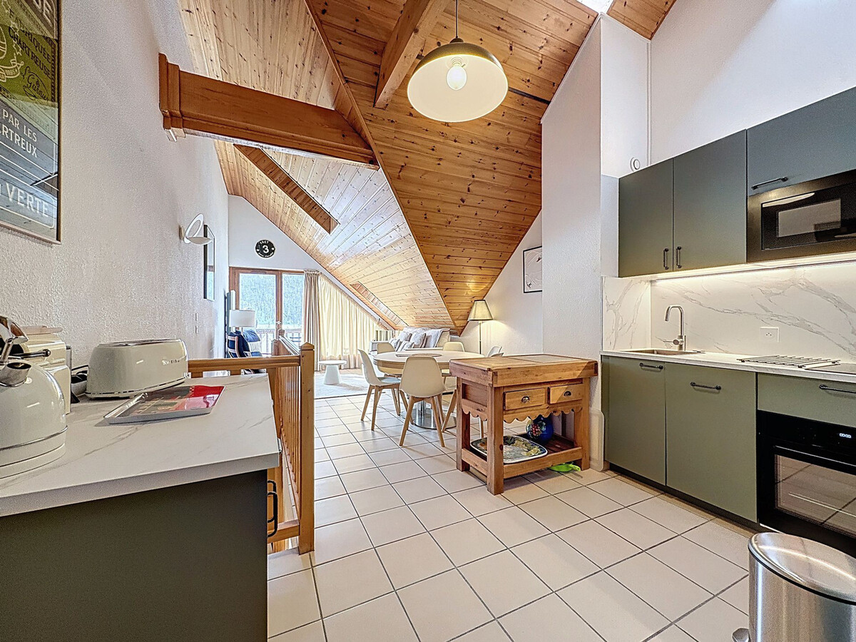 Duplex 5 pers. vue montagne au Monêtier-les-Bains - Photo 2