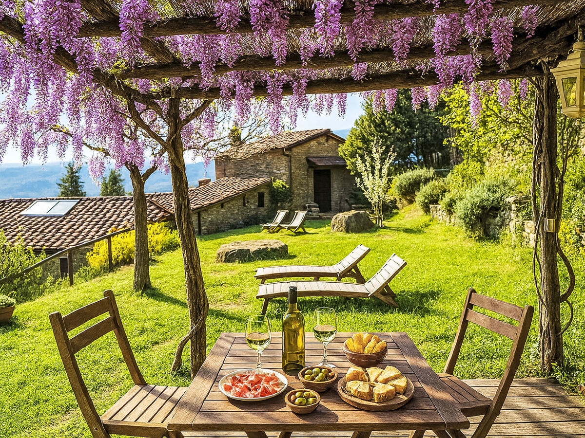 Il canto dei merli – Maison Chianti avec piscine privée - Photo 1