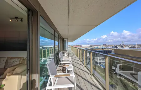 Appartement vue mer avec balcon et garage, Ostende : photo 9