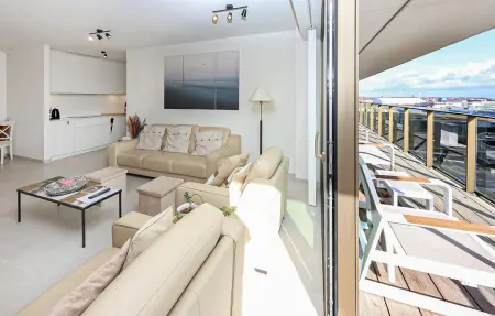 Appartement vue mer avec balcon et garage, Ostende : photo 13
