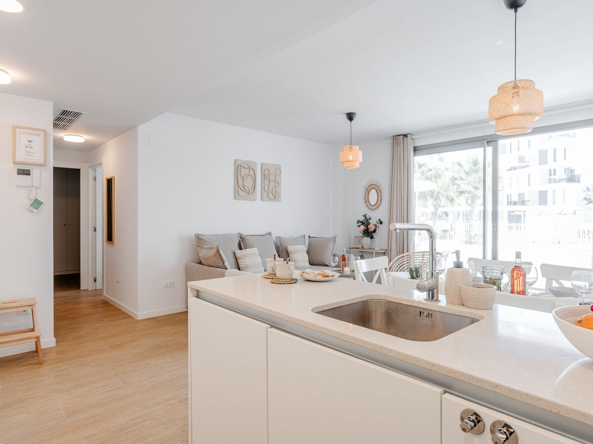 Appartement rez-de-chaussée à Dénia, vue piscine, 350 m mer - Photo 12