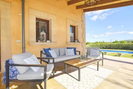 Maison rurale LLUM à Binissalem, piscine privée : photo 7