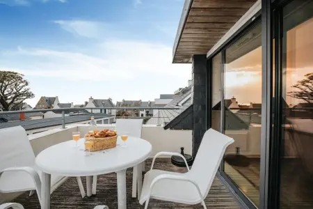 Location appartement à Le Conquet, Appartement en duplex avec terrasse et vue mer
