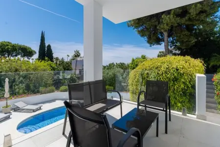 Villa 5 chambres vue mer avec piscine à Marbella : photo 7