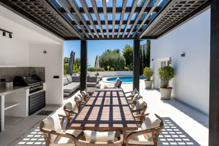Villa 5 chambres vue mer avec piscine à Marbella : photo 8