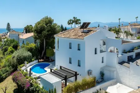Villa 5 chambres vue mer avec piscine à Marbella : photo 9