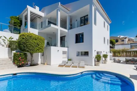Villa 5 chambres vue mer avec piscine à Marbella : photo 33