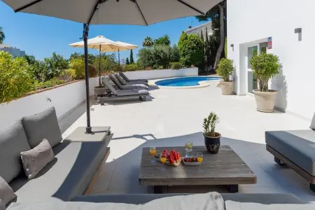 Villa 5 chambres vue mer avec piscine à Marbella : photo 36