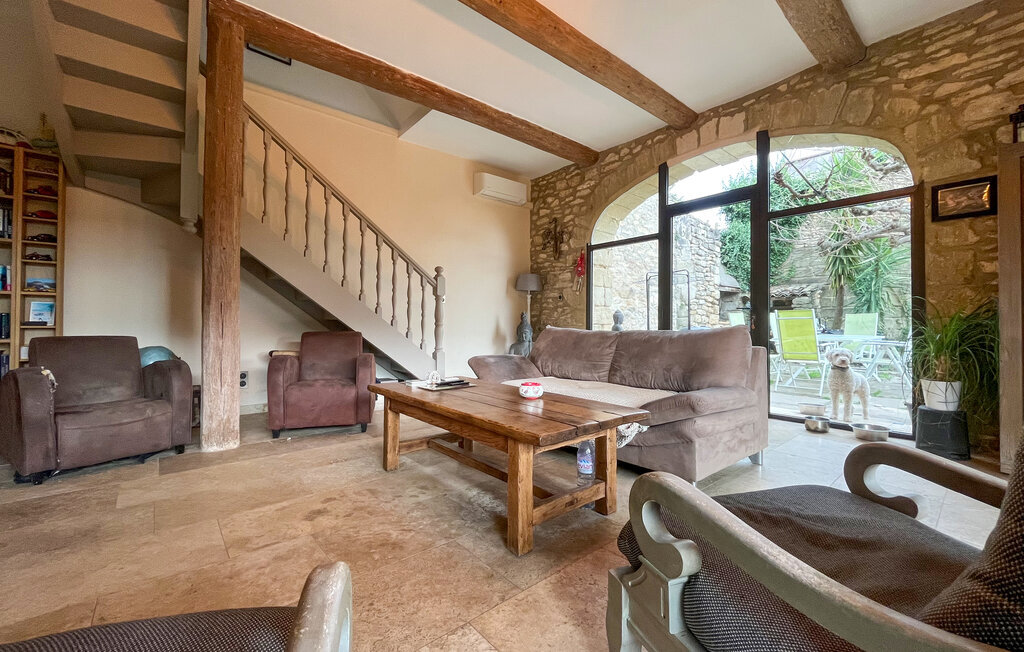 Maison pierre 10 pers. avec piscine à Montaren - Photo 3