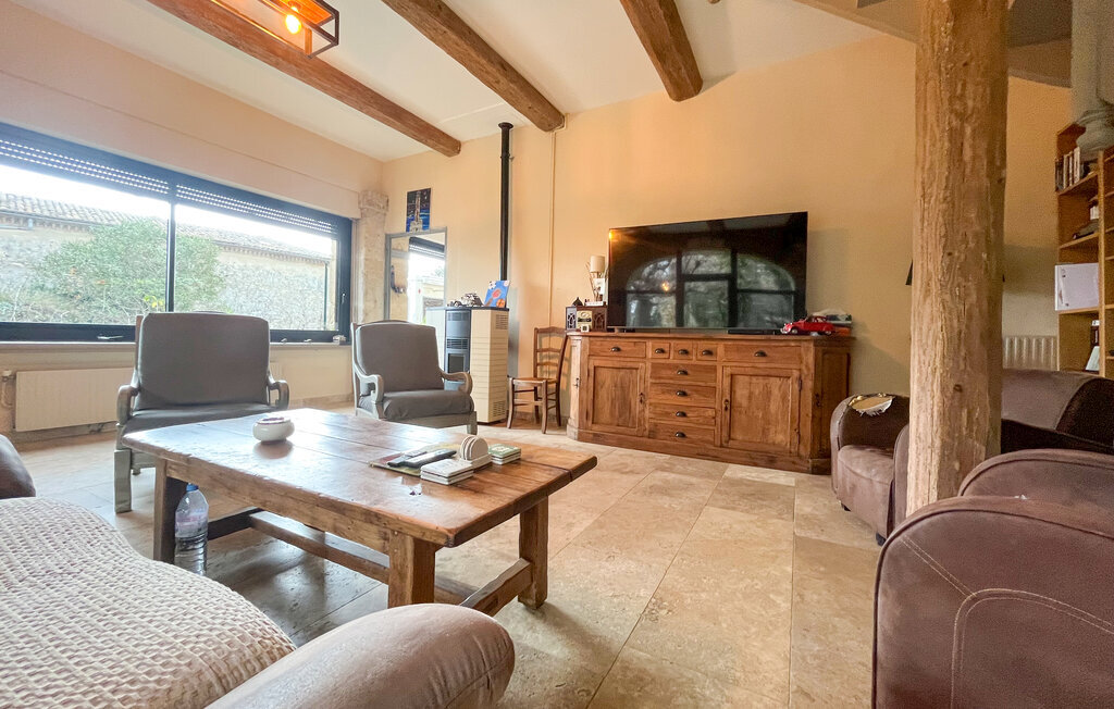 Maison pierre 10 pers. avec piscine à Montaren - Photo 4