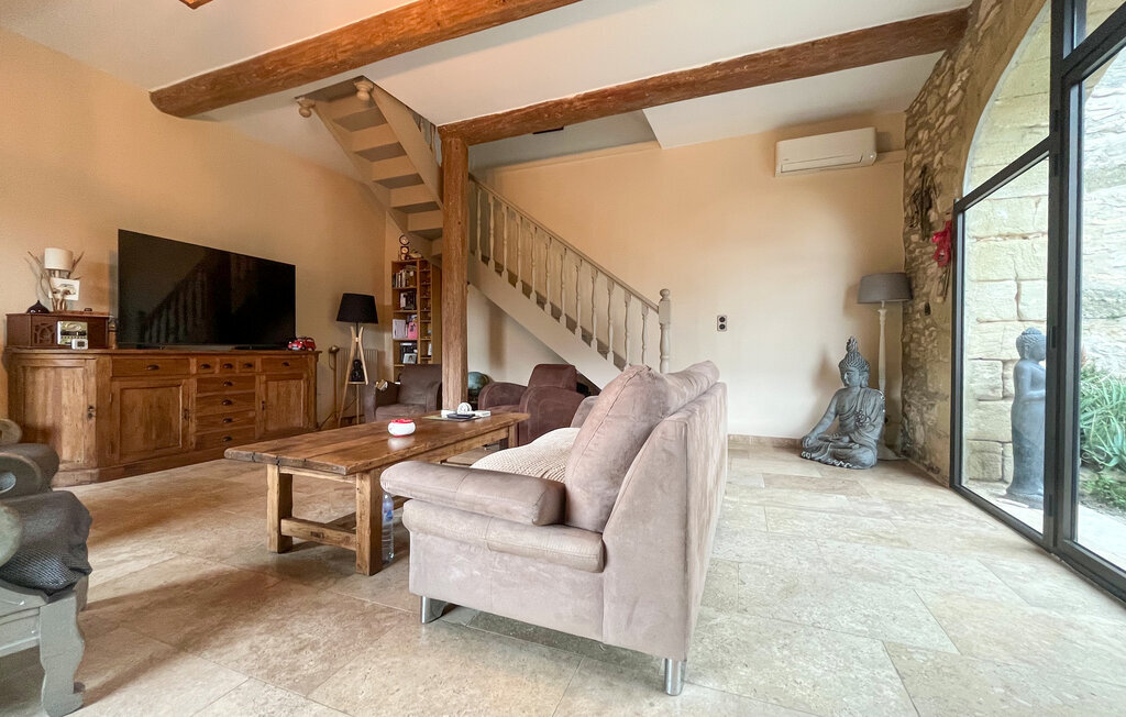 Maison pierre 10 pers. avec piscine à Montaren - Photo 10