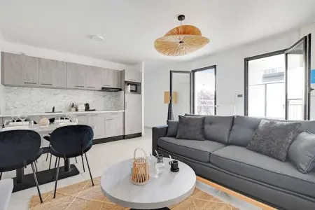 Location appartement à Suresnes, Appt Elégant - 1BDR/2P - Proche Paris & La Défense