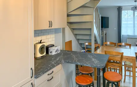 Maison pierre du 20e siècle, 7 pers., 900m plage : photo 8