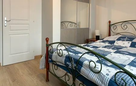 Maison pierre du 20e siècle, 7 pers., 900m plage : photo 13