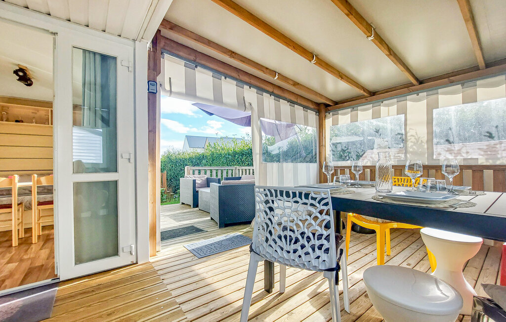 Mobil-home 6 personnes avec piscine intérieure à Cancale - Photo 13