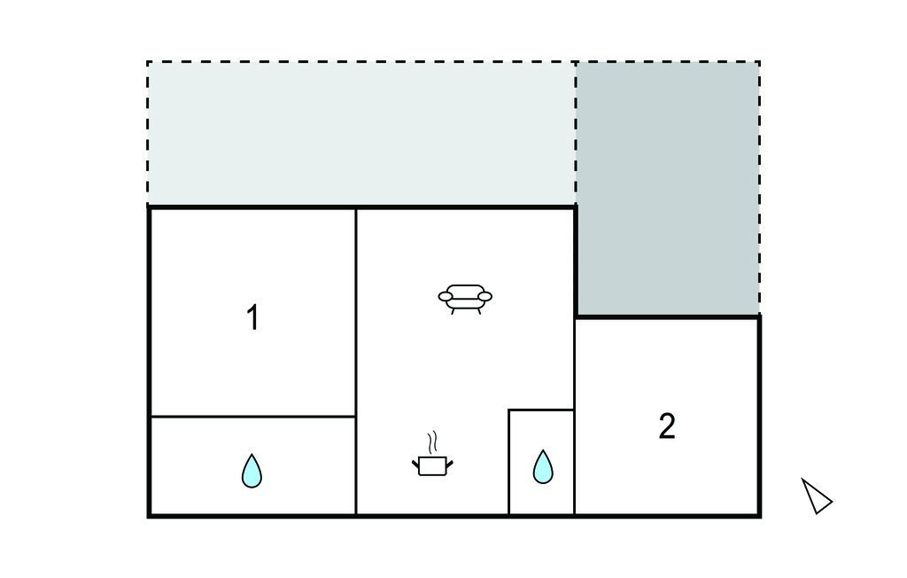 Mobil-home 6 personnes avec piscine intérieure à Cancale - Photo 21