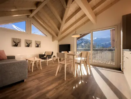 Location appartement à Adelboden, Ferienwohnung Bunder (DG)