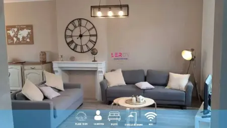 Maison 14 pers. à Marquise : jardin barbecue & proximité plages