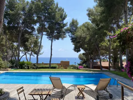 Location villa à Torredembarra, Villa à Tamarit avec jardin et accès plage