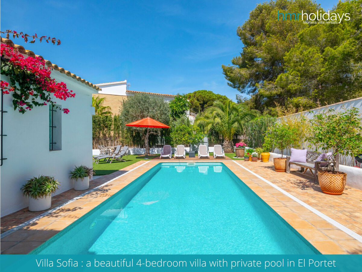 Villa Sofia Portet à Moraira, piscine privée et plage à 150 m - Photo 4