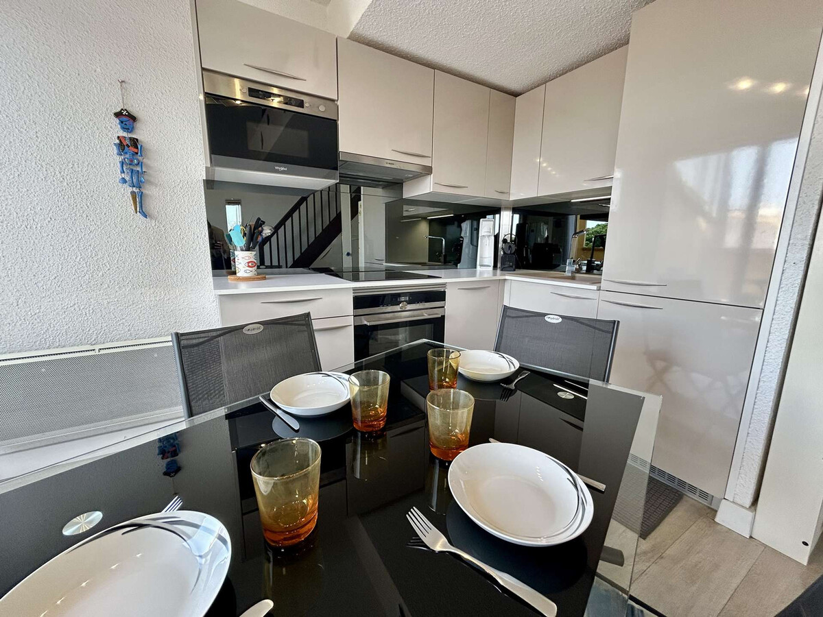 Studio mezzanine vue port, 2 terrasses - Cap d'Agde - Photo 4