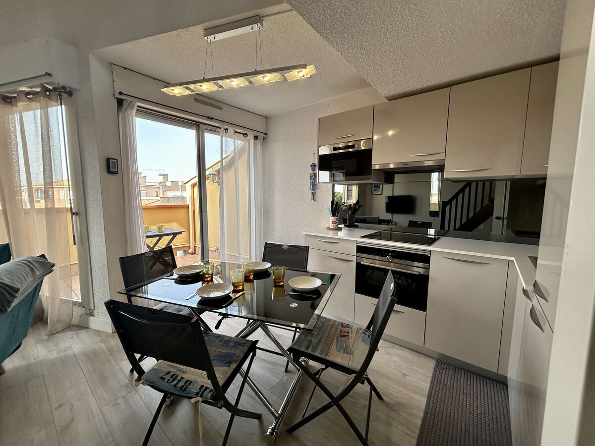 Studio mezzanine vue port, 2 terrasses - Cap d'Agde - Photo 7