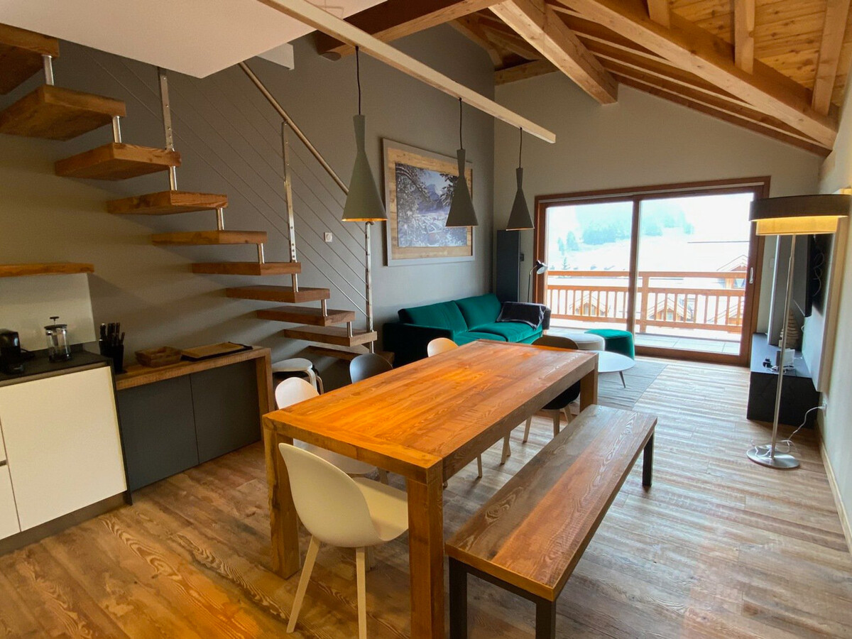 Duplex 9 pers. plein sud avec terrasse 26m² aux pistes - Photo 1