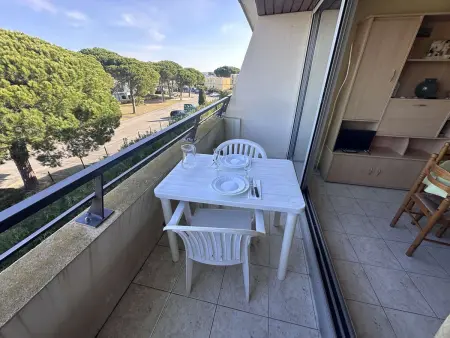 Studio cabine avec terrasse vue mer au Grau-du-Roi, 4 pers. : photo 2
