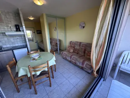 Studio cabine avec terrasse vue mer au Grau-du-Roi, 4 pers. : photo 7