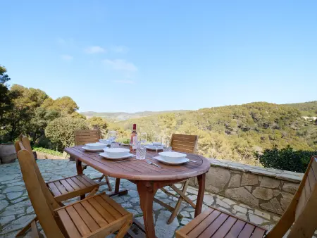 Location villa à Llafranc, Maison charmante, vue mer et montagnes - 8 pers.