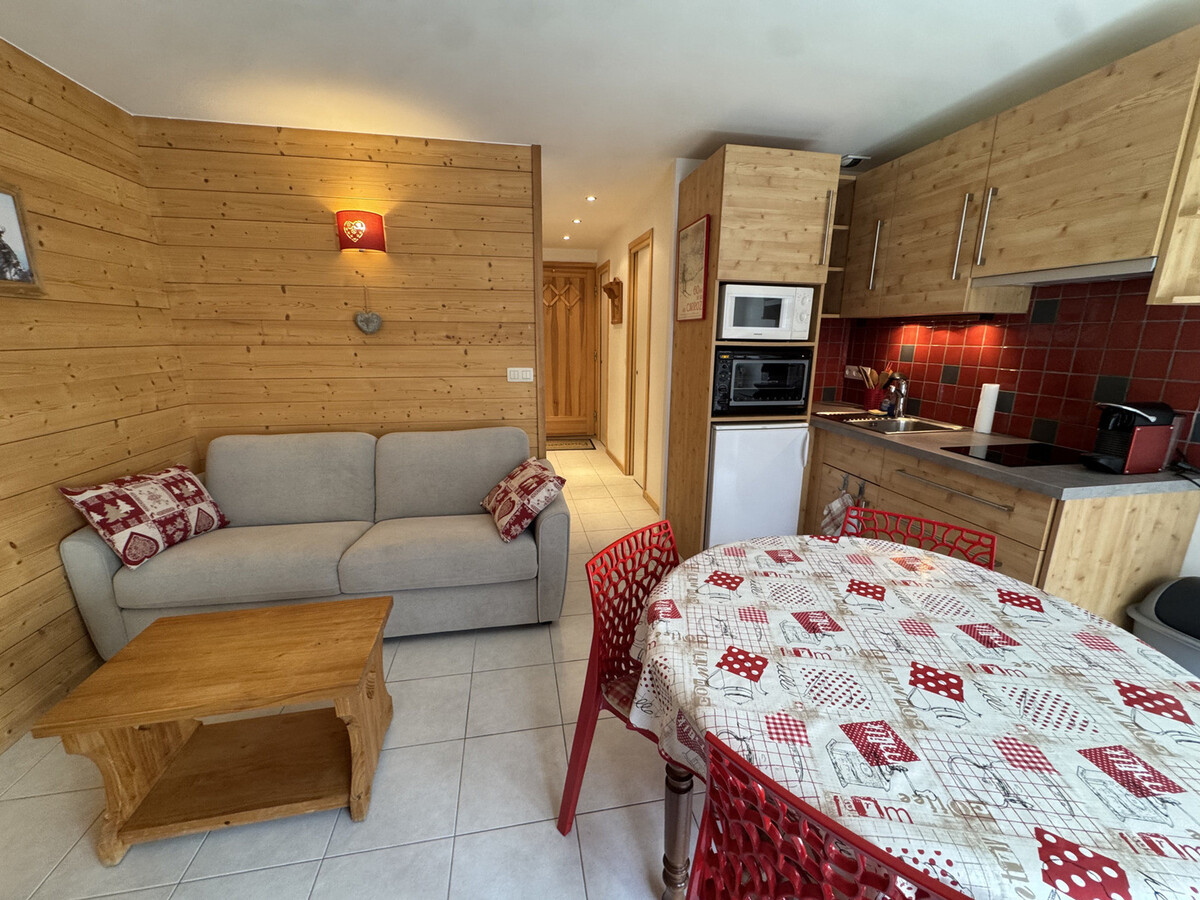 Studio cabine 4 pers. centre station Les Carroz - Photo 1