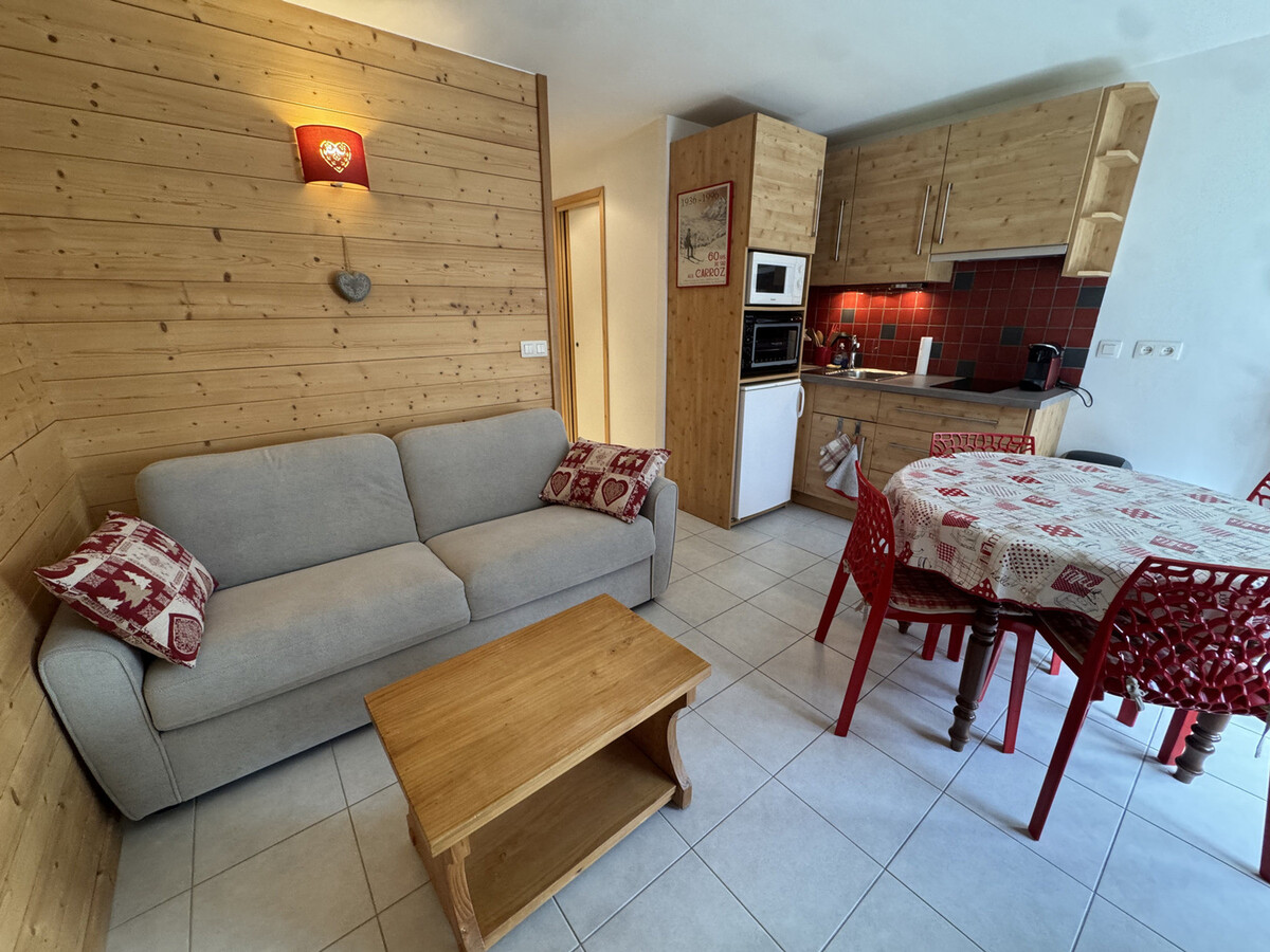 Studio cabine 4 pers. centre station Les Carroz - Photo 7