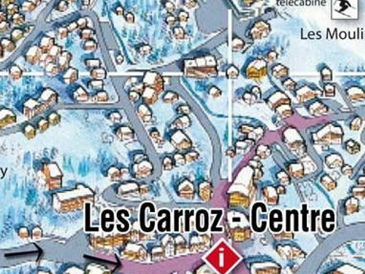 Studio cabine 4 pers. centre station Les Carroz - Photo 22