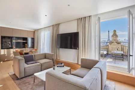 Location appartement à Paris, Sublim Penthouse Trocadéro Tour Eiffel
