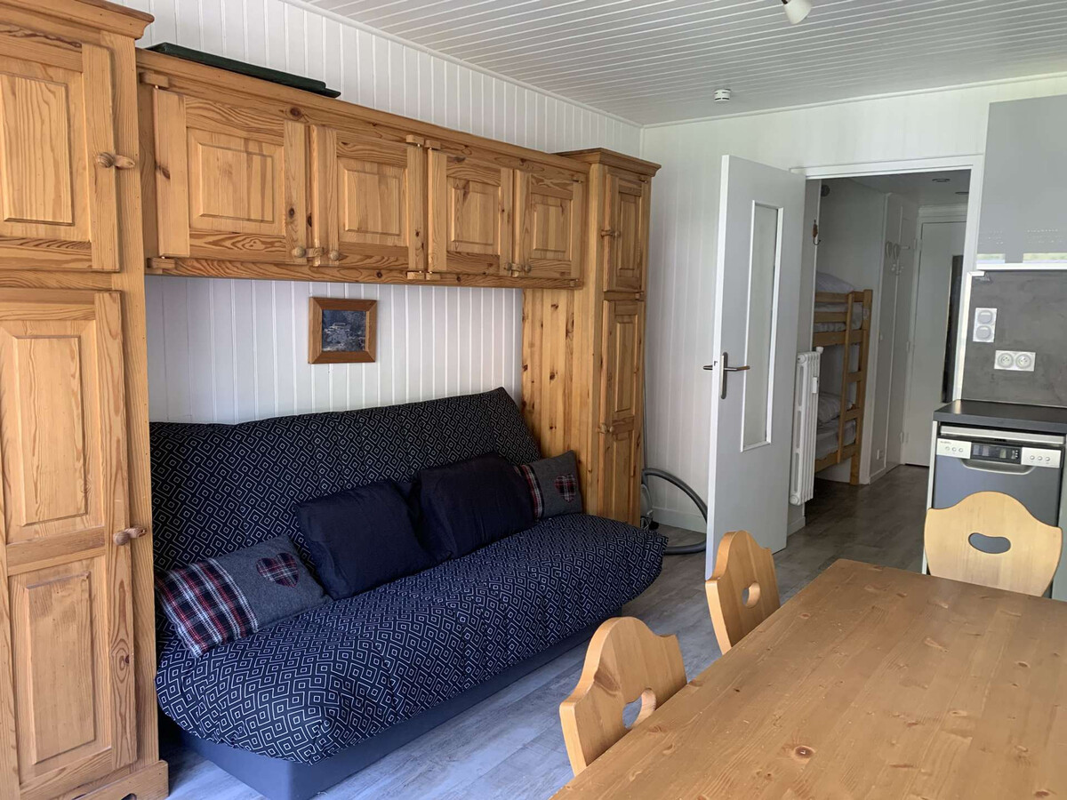 Studio cabine 4 pers. avec balcon à Valloire - Photo 2