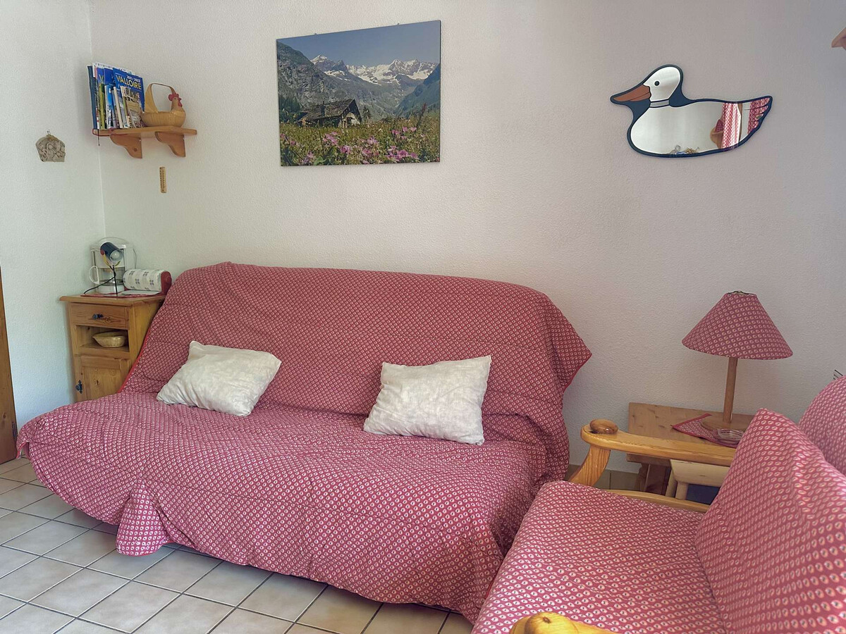 Studio 4 pers. Valloire, animaux acceptés, balcon ouest - Photo 2