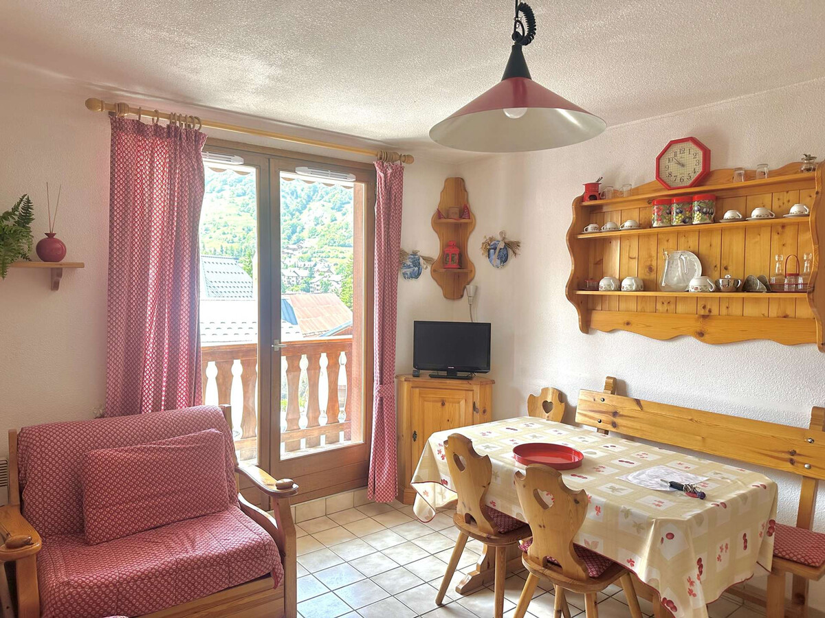 Studio 4 pers. Valloire, animaux acceptés, balcon ouest - Photo 3