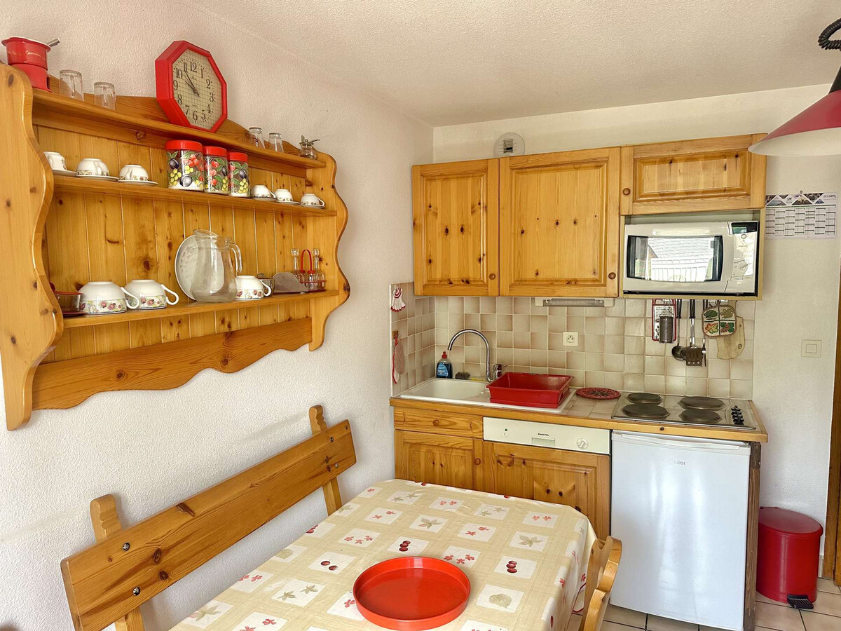 Studio 4 pers. Valloire, animaux acceptés, balcon ouest - Photo 5