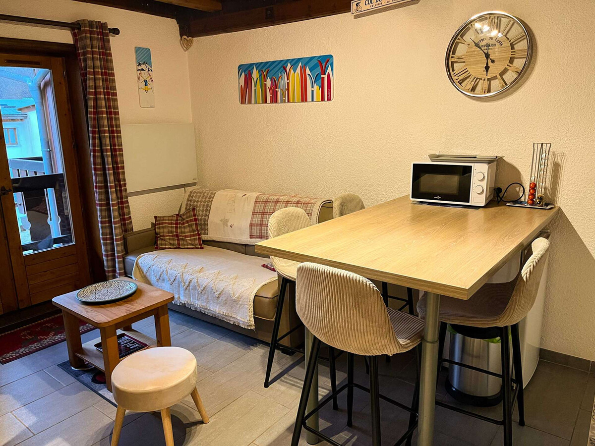 Duplex 4 pers. Valloire, balcon sud, animaux admis - Photo 1
