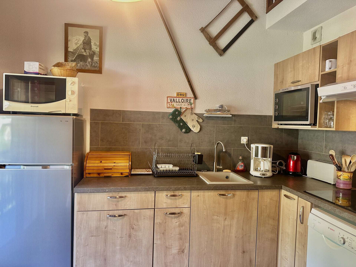 Duplex 6 pers. à Valloire, 3e étage, balcon EST - Photo 4