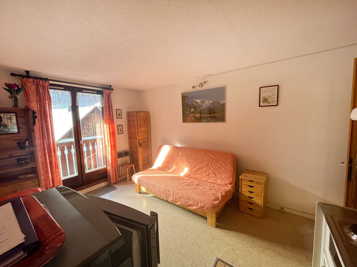 Studio cabine 4 pers. avec balcon sud à Valloire - Photo 1