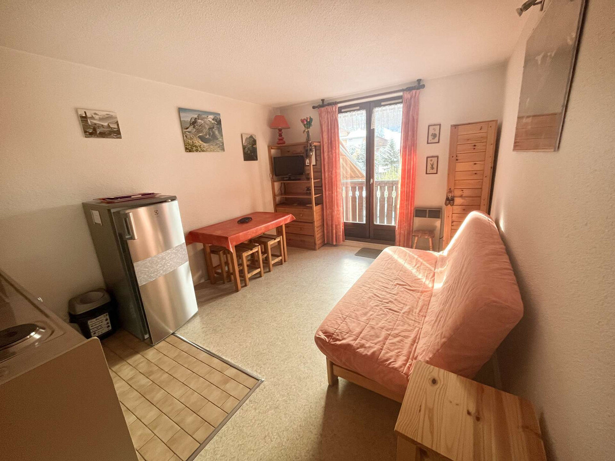 Studio cabine 4 pers. avec balcon sud à Valloire - Photo 3