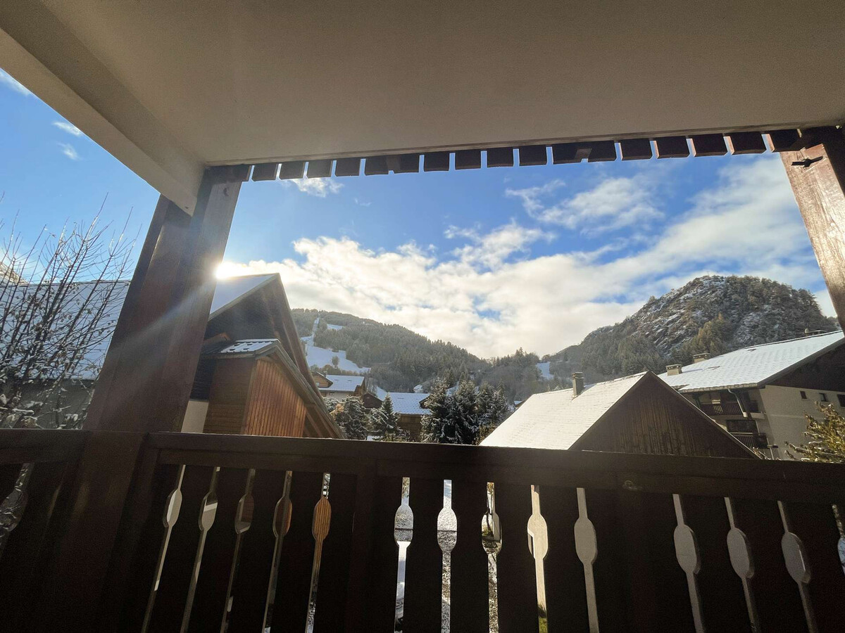 Studio cabine 4 pers. avec balcon sud à Valloire - Photo 8