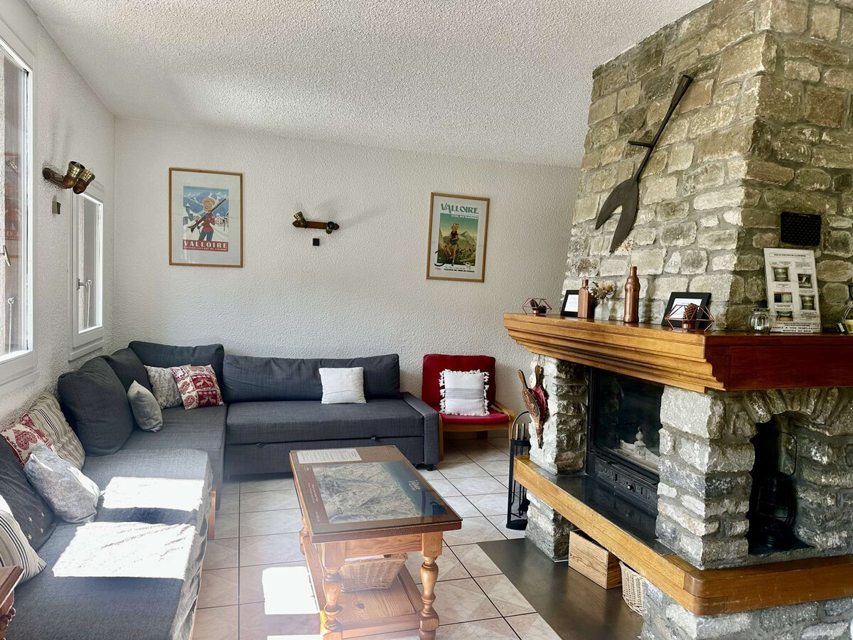 Triplex 10 pers. Valloire : parking, animaux acceptés - Photo 1