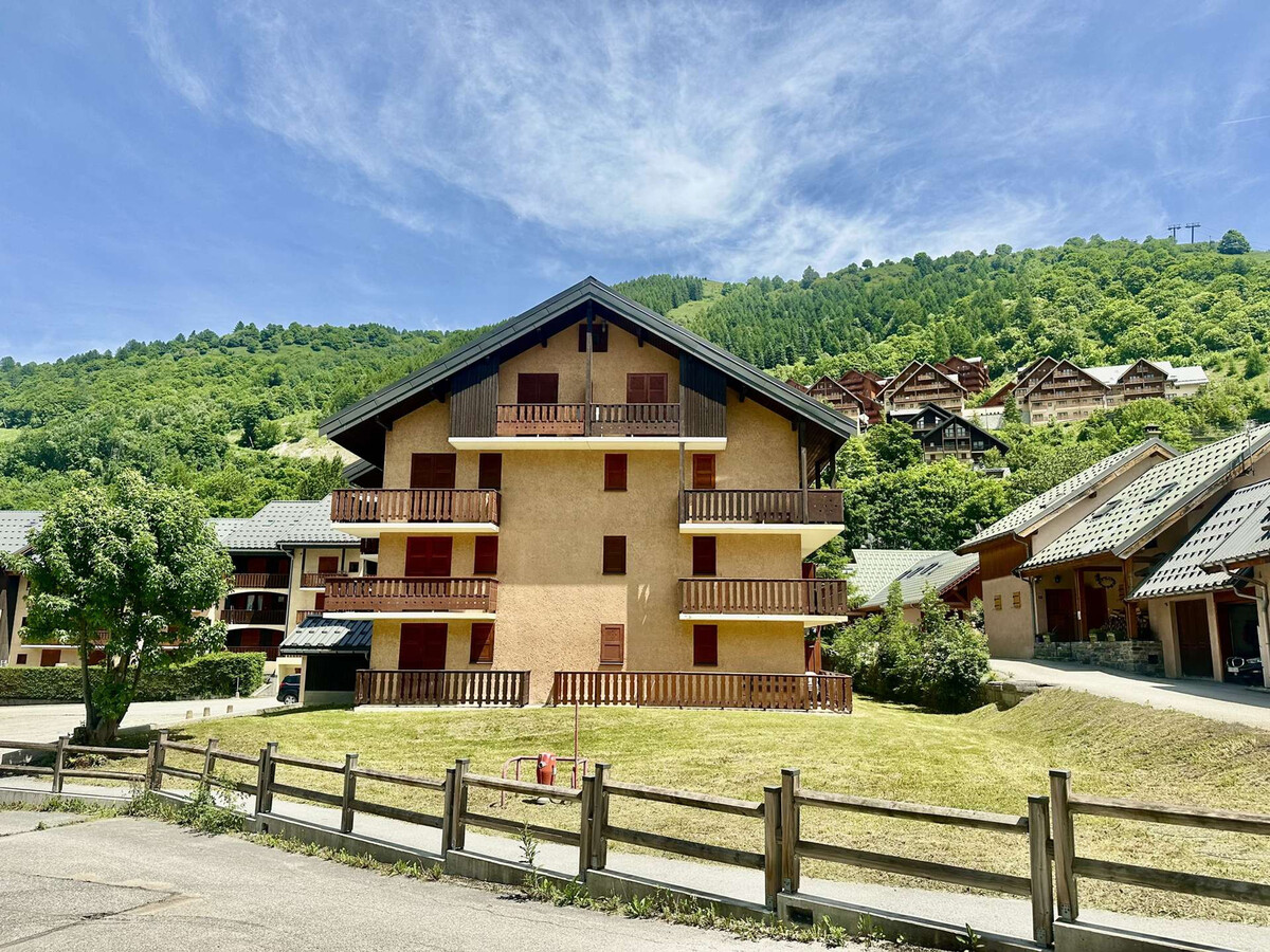 Studio cabine 4 pers. centre Valloire, balcon EST - Photo 11